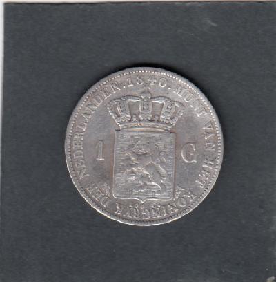 Beschrijving: 1 Gulden WILLEM I